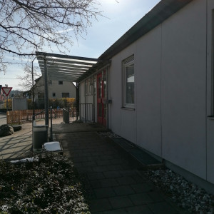 Gemeindehaus Eingang Rampe